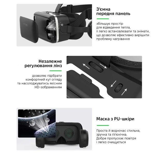 Фото - Очки виртуальной реальности Shinecon SC-G04E +Джойстик B01SC