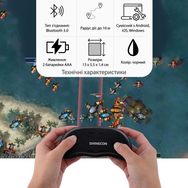 Фото - Очки виртуальной реальности Shinecon SC-G05A +Джойстик B01SC