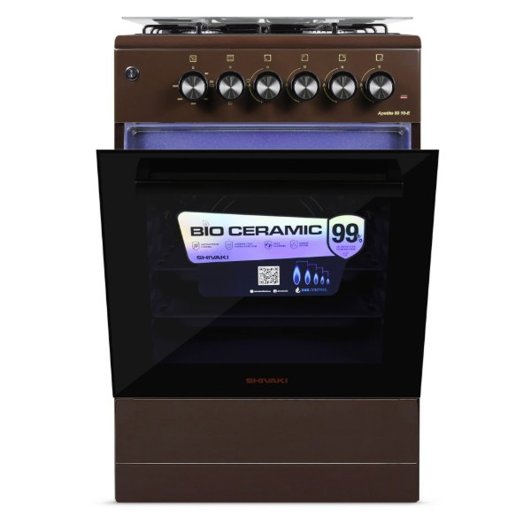Фото - Плита газовая Shivaki APETITO 50 10-E Brown
