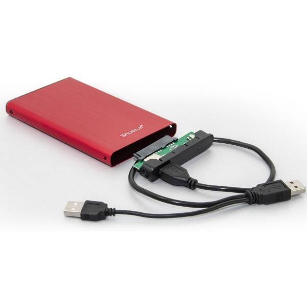 Фото - Зовнішній карман Shuole для 2.5" HDD/SSD USB 2.0 (U25K RED)