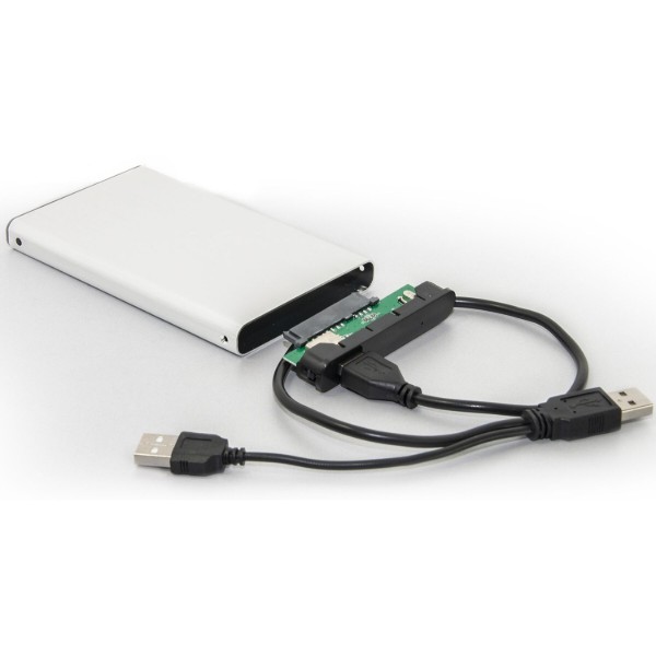 Фото - Зовнішній карман Shuole для 2.5" HDD/SSD USB 2.0 (U25K SILVER)