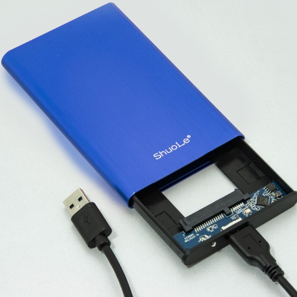 Фото - Внешний карман Shuole для 2.5" HDD/SSD USB 3.0 (U25E30 BLUE)