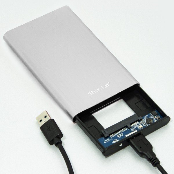 Фото - Зовнішній карман Shuole для 2.5" HDD/SSD USB 3.0 (U25E30 SILVER)