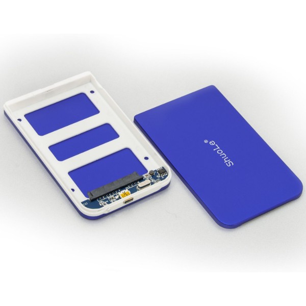 Фото - Внешний карман Shuole для 2.5" HDD/SSD USB 3.0 (U25SZ BLUE)