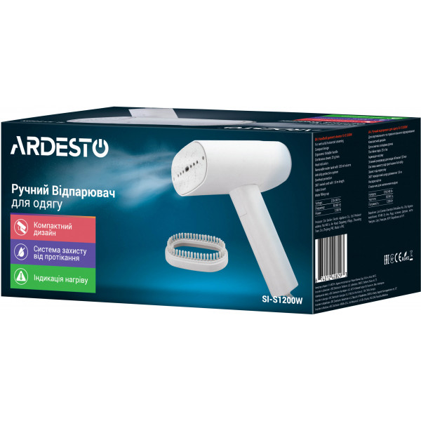 Фото - Вертикальний відпарювач ручний Ardesto SI-S1200W
