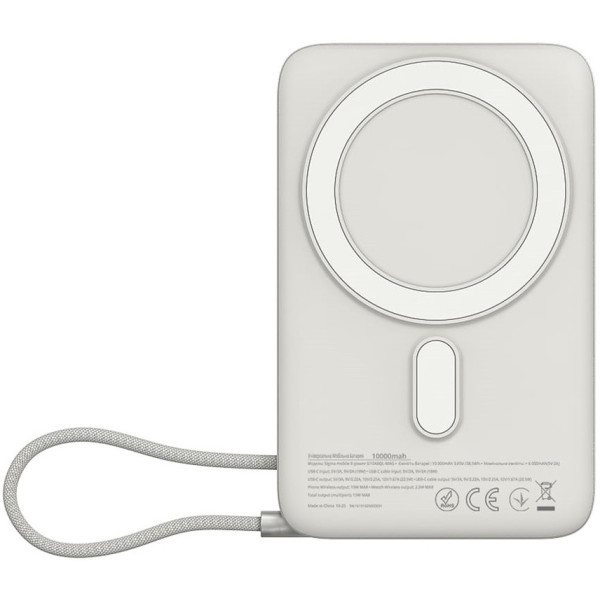 Фото - Батарея мобільна Sigma mobile X-power 10000mAh Silver (SI10A8QL-MAG) Фото - Батарея мобільна Sigma mobile X-power 10000mAh Silver (SI10A8QL-MAG)