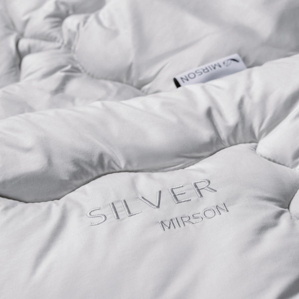 Фото - Одеяло зимнее полуторное MirSon антиаллергенное №1005 "Silver Cloud" Eco-Soft 155х215 (2200010352733)