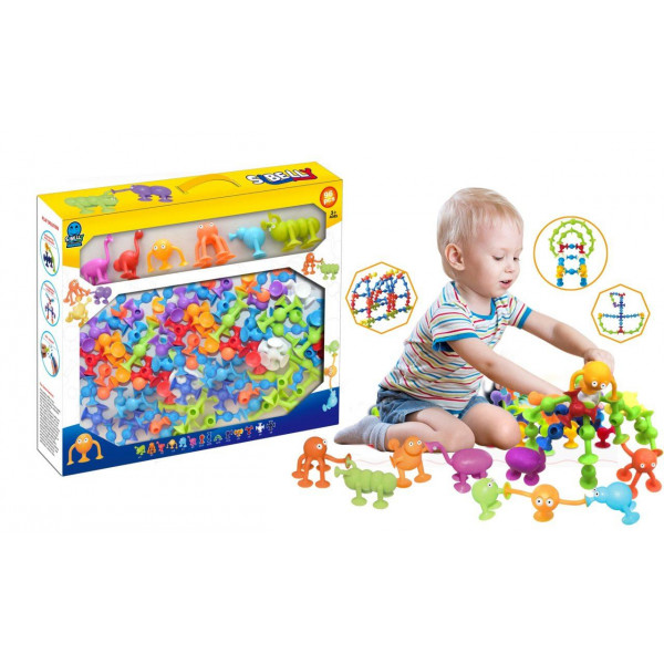 Фото - Пластиковый конструктор Sibelly Набор присосок Monster 96 шт. (SST010320)