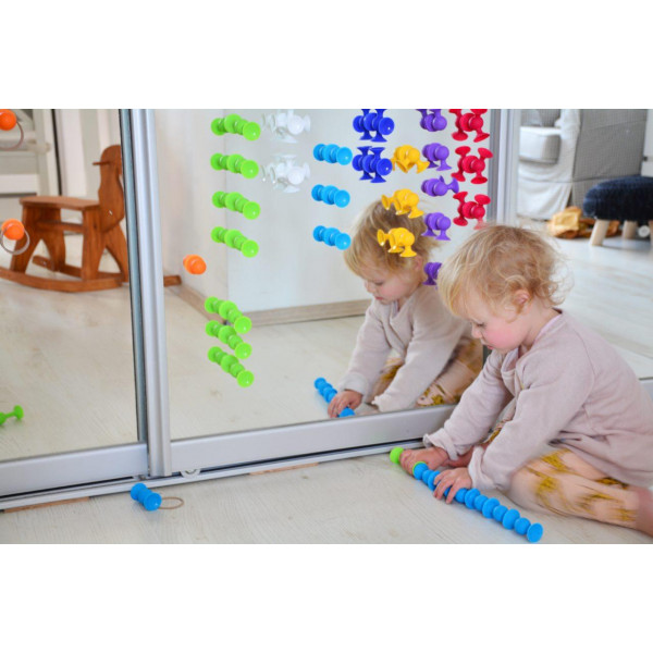 Фото - Пластиковый конструктор Sibelly Набор присосок Monster 96 шт. (SST010320)