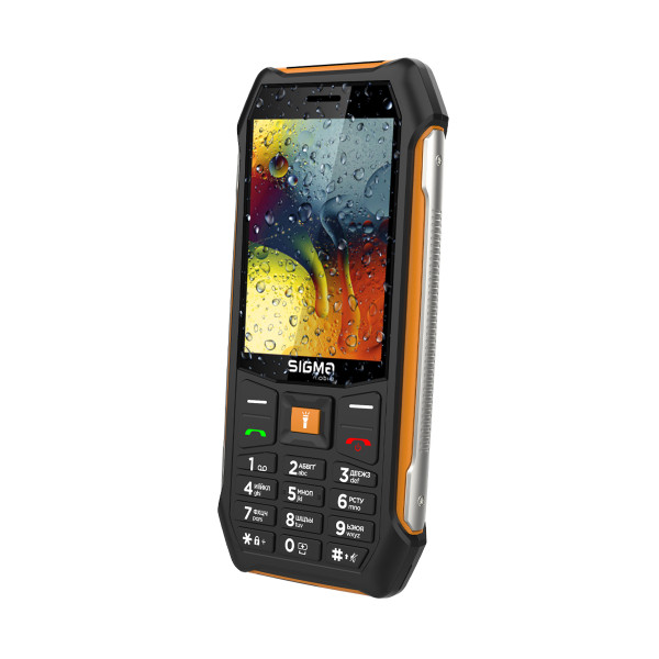 Фото - Мобильный телефон Sigma mobile X-style 323 Rain IP54 Black-Orange