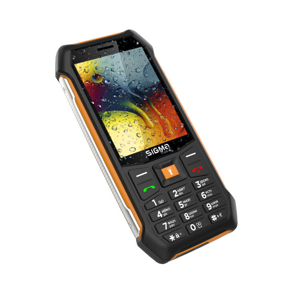Фото - Мобильный телефон Sigma mobile X-style 323 Rain IP54 Black-Orange