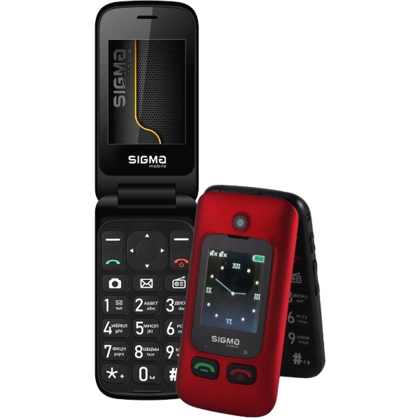 Фото - Уцінка - Мобільний телефон Sigma mobile Comfort 50 Shell DUO Type-C Red/Black