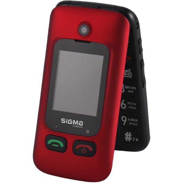 Фото - Уцінка - Мобільний телефон Sigma mobile Comfort 50 Shell DUO Type-C Red/Black