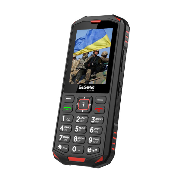 Фото - Мобильный телефон Sigma mobile X-treme PA68 DS Black-Red