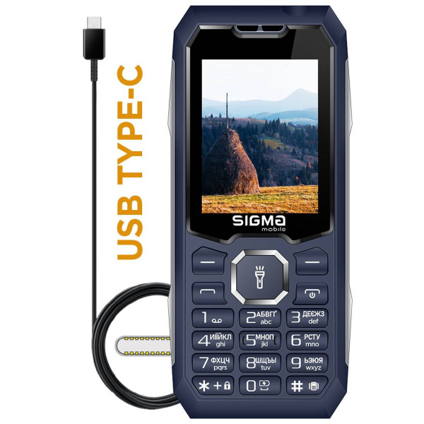 Фото - Мобільний телефон Sigma mobile X-style 341 BRO TYPE-C Blue