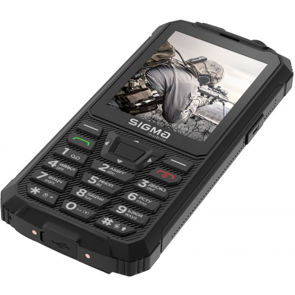 Фото - Уценка - Мобильный телефон Sigma mobile X-treme PR68 TYPE-C Black