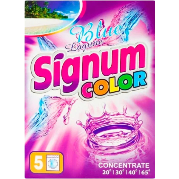 Фото - Пральний порошок Signum Сolor 400 г (4823051463855)