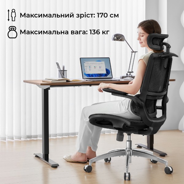 Фото - Кресло офисное Sihoo M59AS Mesh Black (M59AS-M302)