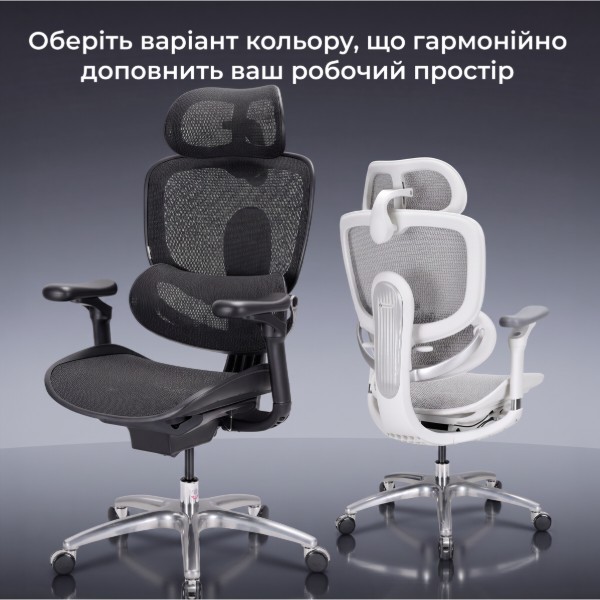 Фото - Крісло офісне Sihoo White (C300-LITE-V2-B102)