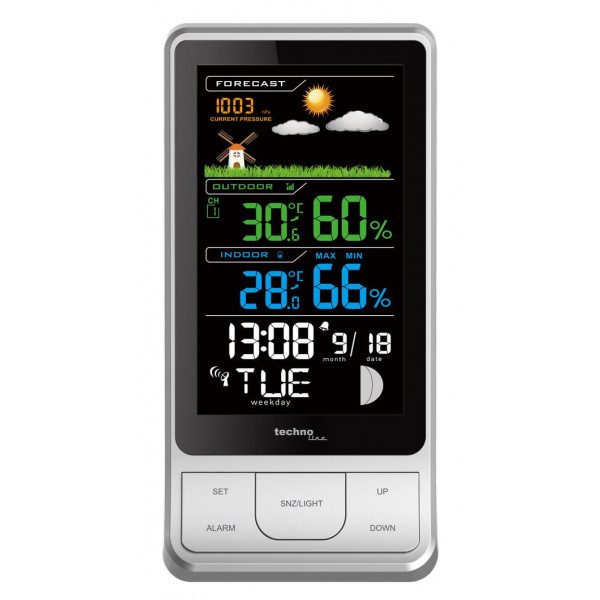 Фото - Метеостанция Technoline Black/Silver (WS6441)