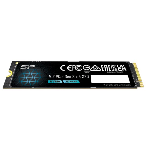Фото - SSD-накопичувач внутрішній Silicon Power A60 512GB M.2 2280 PCle 3.0 x4 2280 NVMe (SP512GBP34A60M28)