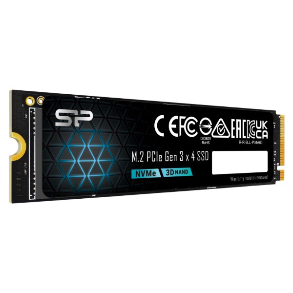 Фото - SSD-накопичувач внутрішній Silicon Power A60 512GB M.2 2280 PCle 3.0 x4 2280 NVMe (SP512GBP34A60M28)