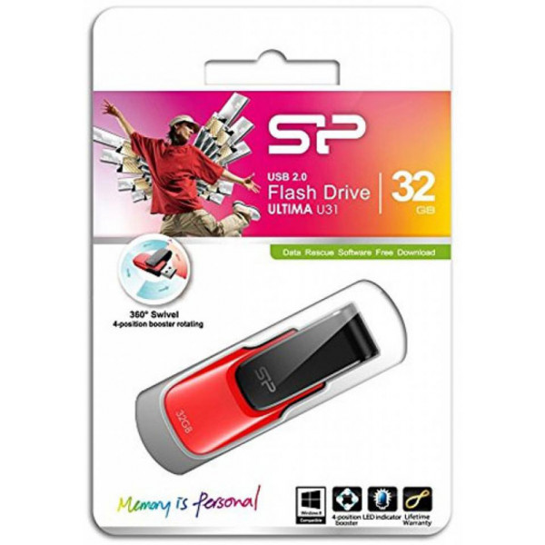 Фото - Флеш USB Silicon Power Ultima U31 32GB USB 2.0 (SP032GBUF2U31V1R)