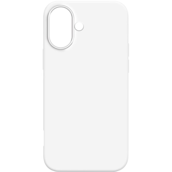 Фото - Чохол для смартфону MAKE Silicone Apple iPhone 16 White (MCL-AI16WH)