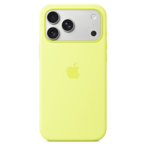 Фото - Чехол для смартфона Apple Silicone Case with MagSafe iPhone 17 Pro Max Neon Yellow (MGFM4)