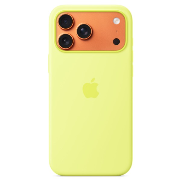 Фото - Чехол для смартфона Apple Silicone Case with MagSafe iPhone 17 Pro Max Neon Yellow (MGFM4)