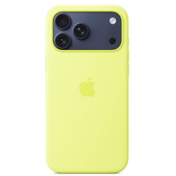 Фото - Чехол для смартфона Apple Silicone Case with MagSafe iPhone 17 Pro Max Neon Yellow (MGFM4)