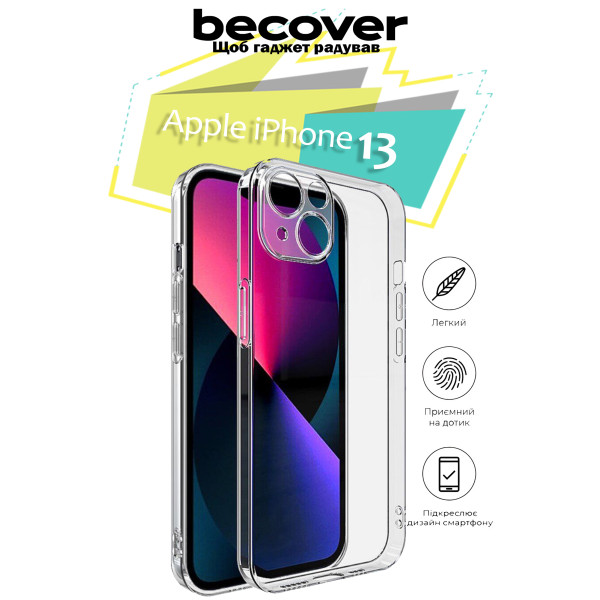Фото - Чохол для смартфону BeCover for Apple iPhone 13 Transparancy (706982)