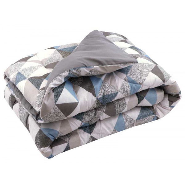 Фото - Ковдра зимова двоспальна Руно силіконова Абстракція зимова в поліестері 172х205 см (316.53Абстракція плюс)