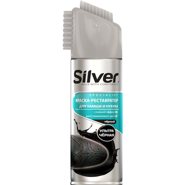 Фото - Фарба для взуття Silver 250 мл чорний (8690757005926)