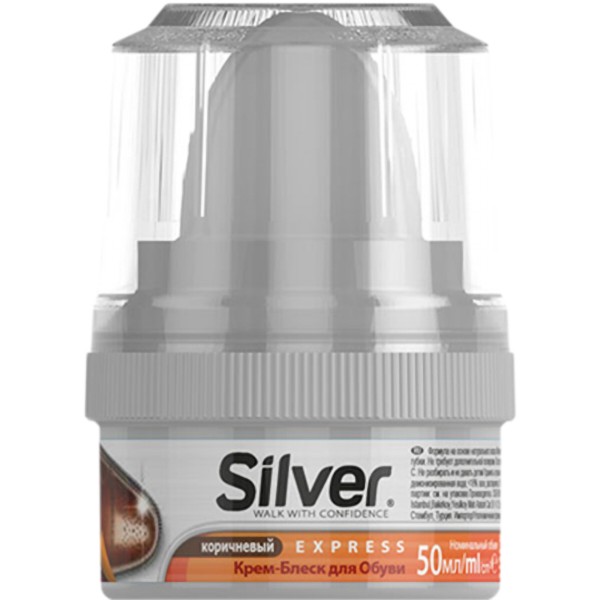 Фото - Блеск для обуви Silver 50 мл коричневый (8690757001089)