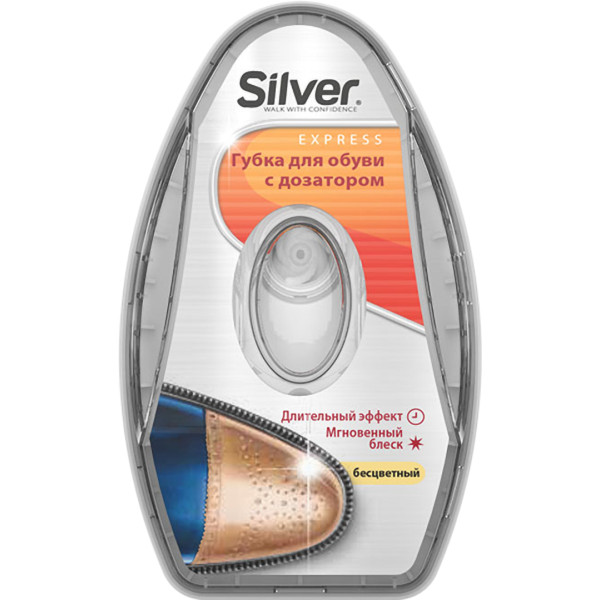 Фото - Губка для взуття Silver 6 мл натуральна (8690757001980) Фото - Губка для взуття Silver 6 мл натуральна (8690757001980)