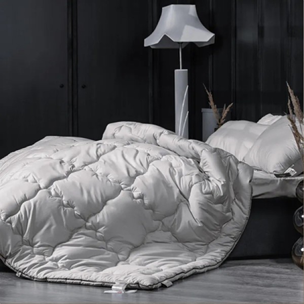 Фото - Одеяло зимнее полуторное MirSon антиаллергенное №1005 "Silver Cloud" Eco-Soft 155х215 (2200010352733)