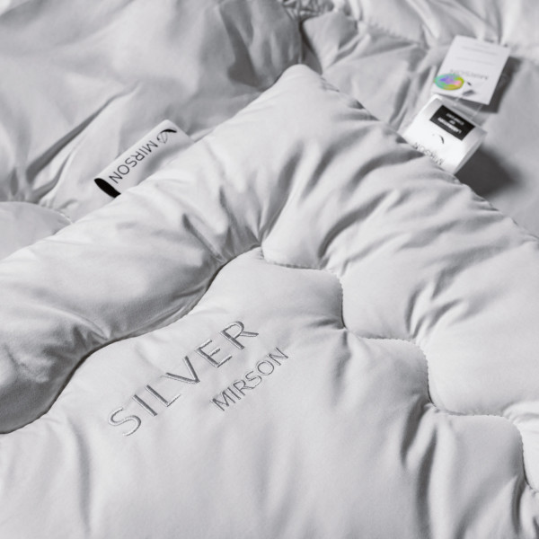 Фото - Ковдра літня двоспальна євро MirSon антиалергенна №1010 "Silver Cloud" Thinsulate 200х220 (2200010353044)