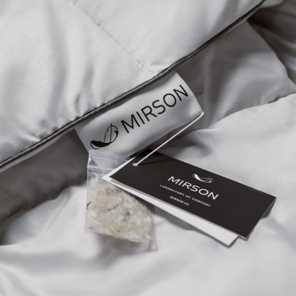 Фото - Подушка стандартная MirSon №206 Silver Cloud 70х70 см (2200009348884)