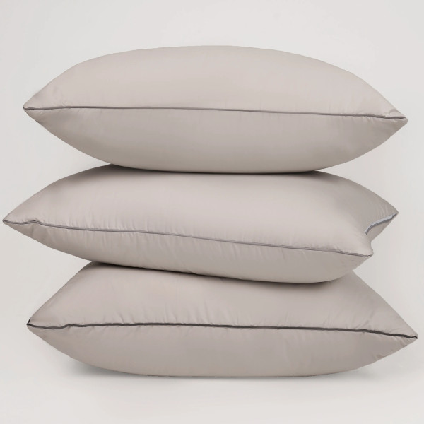 Фото - Подушка стандартная MirSon Шелковая №1028 "Silver Cloud" средняя 50х70 (2200010363852)