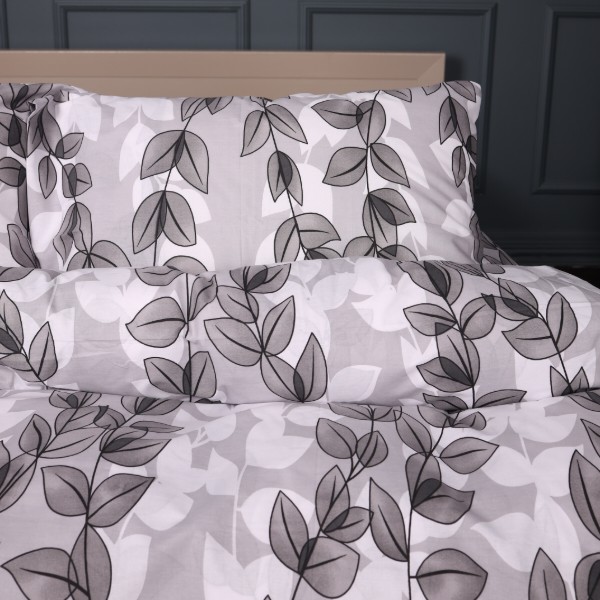 Фото - Наволочка MirSon Ranforce Elite 17-0695 Silver Foliage 70х70 см (2200010452808)