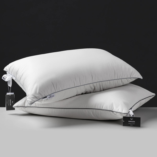 Фото - Подушка стандартная MirSon №206 Silver Cloud 70х70 см (2200009348884)