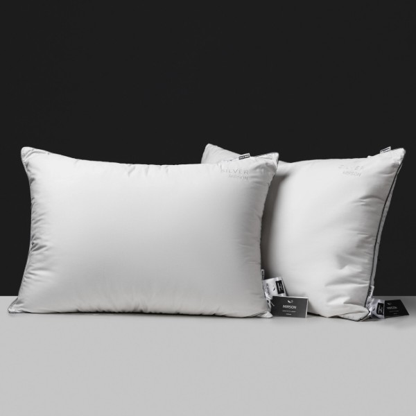 Фото - Подушка стандартная MirSon №208 Silver Cloud 70х70 см (2200009349003)