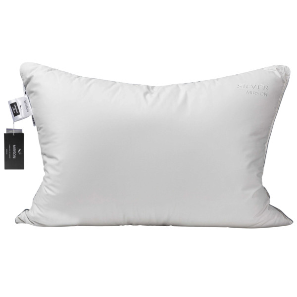 Фото - Подушка стандартная MirSon №207 Silver Cloud 60х60 см (2200009348938)