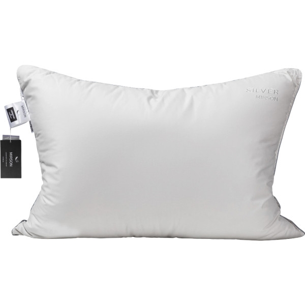Фото - Подушка стандартная MirSon №206 Silver Cloud 70х70 см (2200009348884)