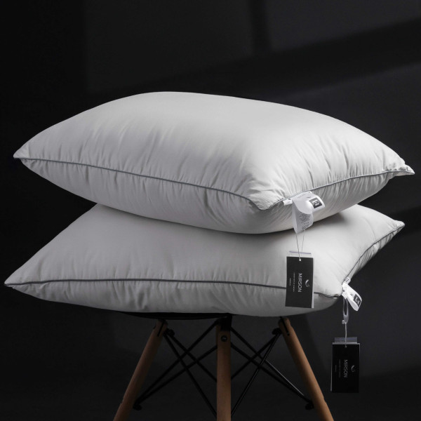 Фото - Подушка стандартная MirSon №207 Silver Cloud 60х60 см (2200009348938)