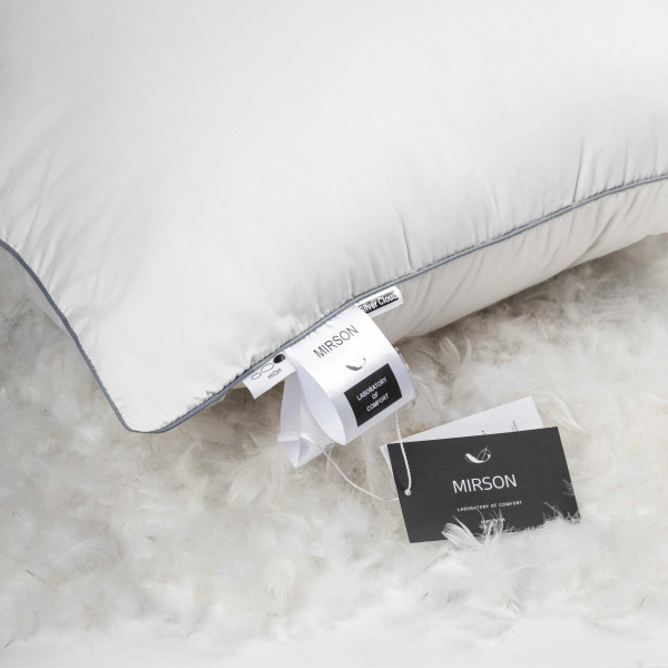 Фото - Подушка стандартная MirSon №207 Silver Cloud 60х60 см (2200009348938)