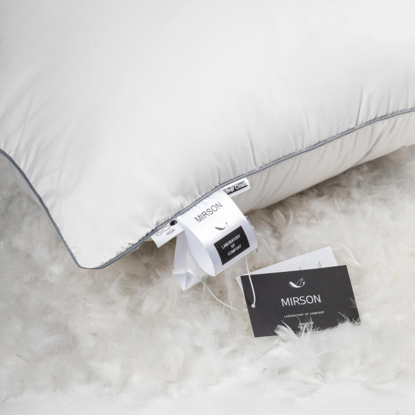 Фото - Подушка стандартная MirSon №206 Silver Cloud 70х70 см (2200009348884)