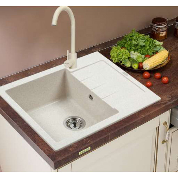 Фото - Мийка кухонна Ventolux Silvia (Yellow Sand) 620x500x200