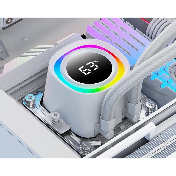 Фото - Водяная система охлаждения ID-Cooling FX240 TD White